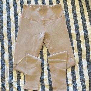 ALO Yoga waffle Pink Leggings with High Waist